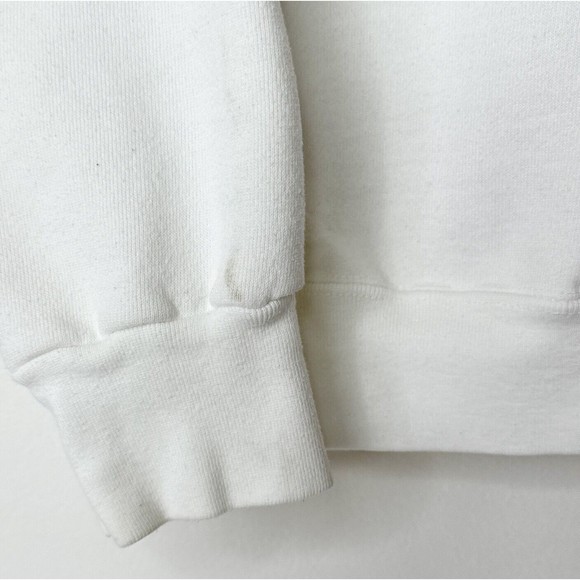 Vintage 90s Hard Rock Cafe MAUI Crewneck Sweatshirt Logo White Womens Large - Picture 6 of 9